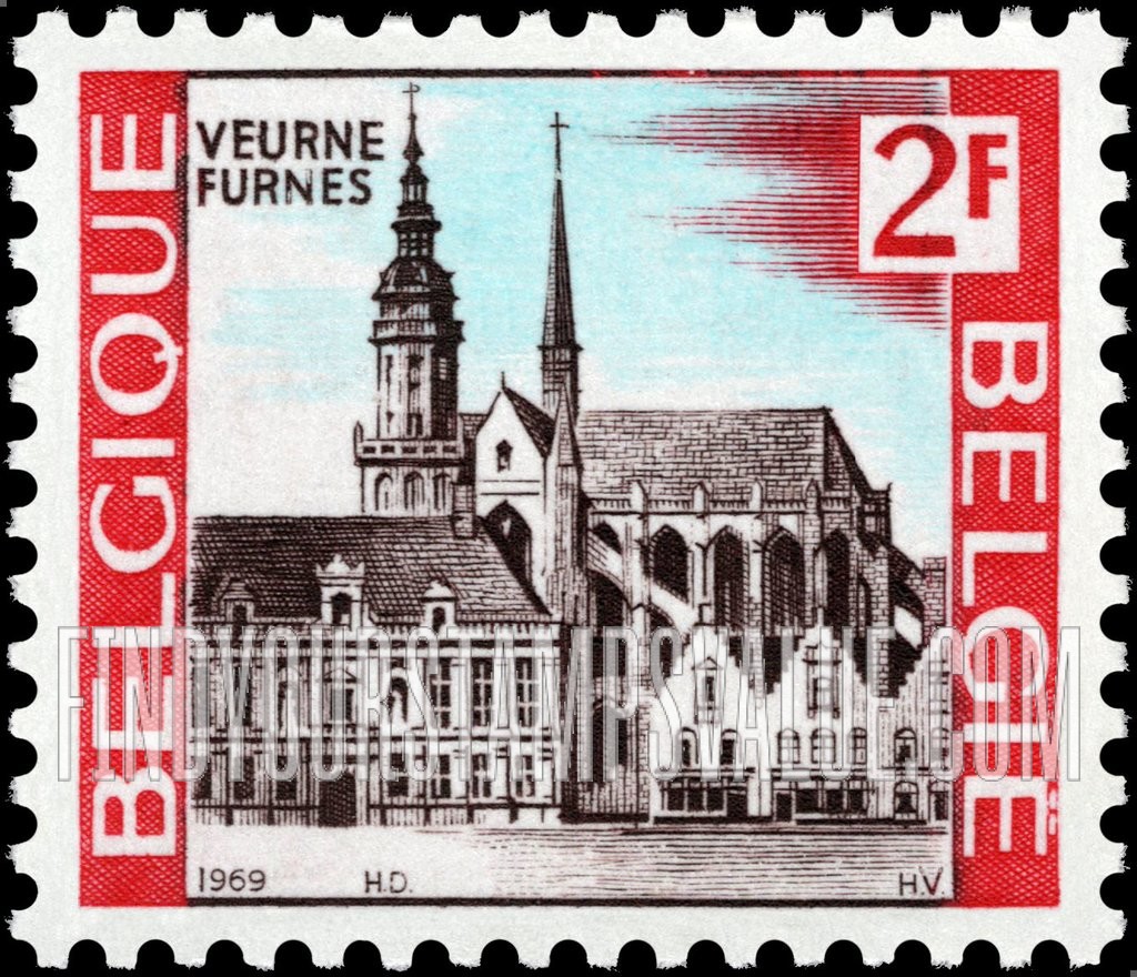 FindYourStampsValue: Tourist: View of Furnes