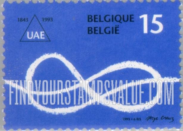 FindYourStampsValue: Alumni Association (UAE), Free University of Brussels, 150th Anniversary
