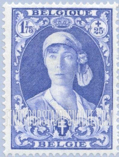 FindYourStampsValue: Semi-Postal: Queen Elisabeth