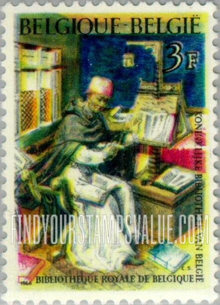 FindYourStampsValue: Medieval scholar, Royal Library