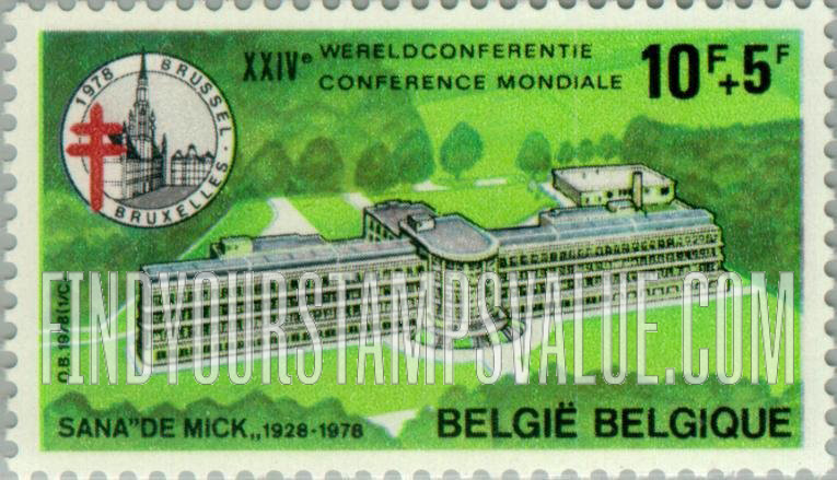 FindYourStampsValue: Semi-Postal: De Mick Sanatorium, Brasschaat