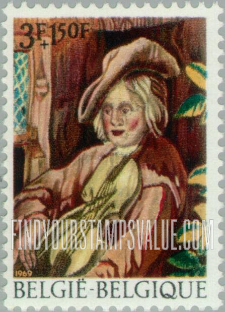 FindYourStampsValue: Semi-Postal: Fiddler from “The Feast”, c. 1700