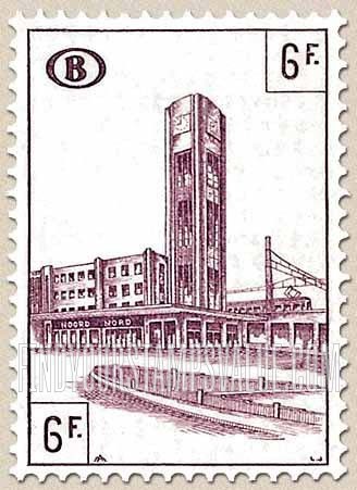 FindYourStampsValue: Parcel Post and Railway: New North Station, Brussels