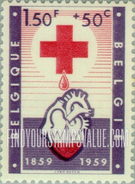 FindYourStampsValue: Semi-Postal: Allegory of Blood Transfusion