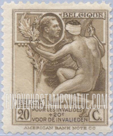 FindYourStampsValue: Semi-Postal: Allegory, Asking Alms from the Crown