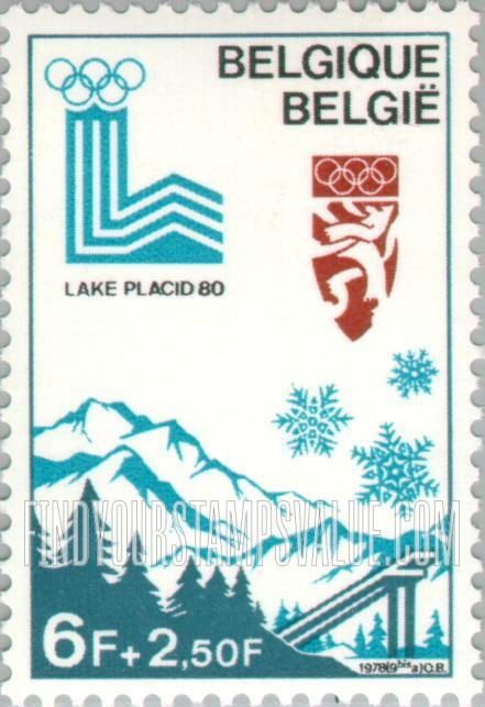 FindYourStampsValue: Semi-Postal: Lake Placid ’80 and Belgian Olympic Emblems