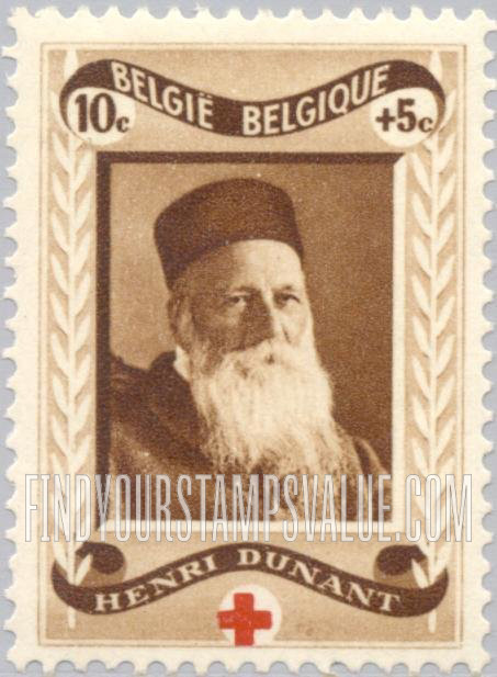 FindYourStampsValue: Semi-Postal: Henri Dunant