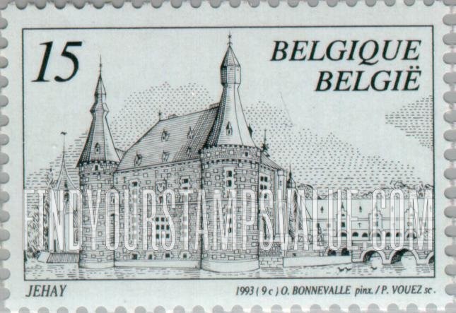 FindYourStampsValue: Tourism, Castles: Jehay