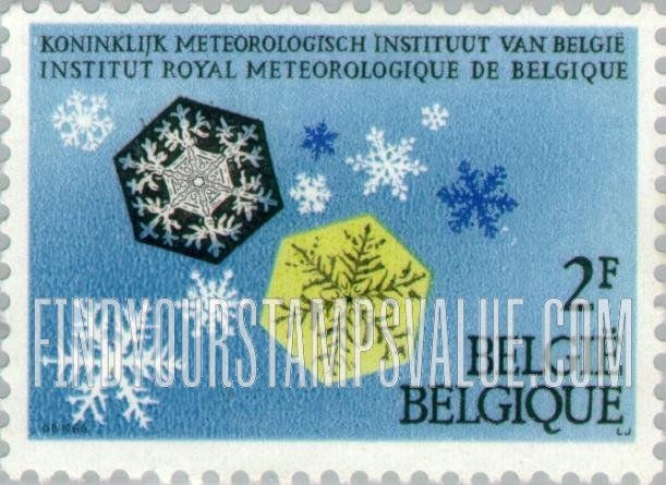 FindYourStampsValue: Snowflakes, Meteorological Institute