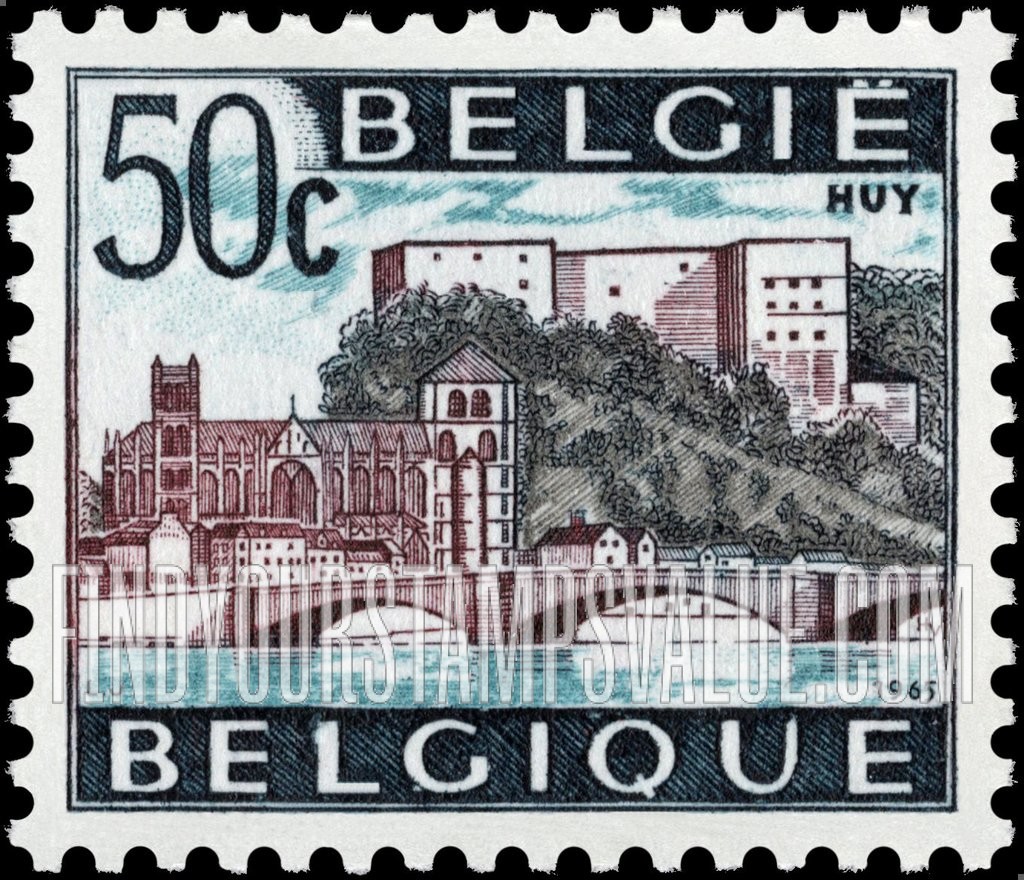 FindYourStampsValue: Tourist: Bridge and Castle, Huy