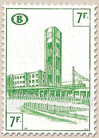 FindYourStampsValue: Parcel Post and Railway: New North Station, Brussels