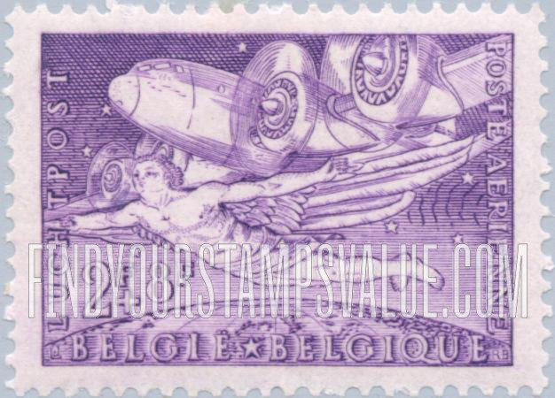 FindYourStampsValue: Air Post Semi-Postal: Flight Allegory