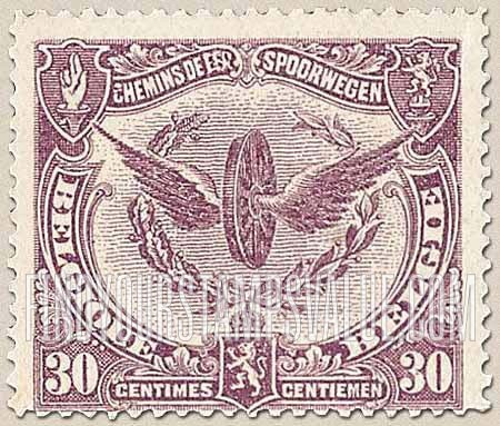 FindYourStampsValue: Parcel Post and Railway: Winged Wheel