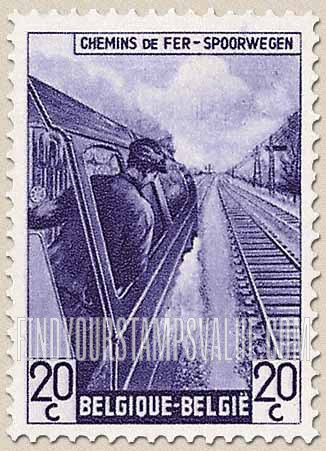 FindYourStampsValue: Parcel Post and Railway: Engineer at Throttle