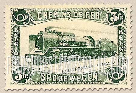 FindYourStampsValue: Parcel Post and Railway: Modern Locomotive