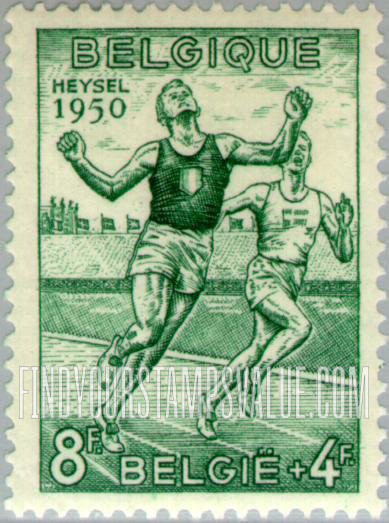 FindYourStampsValue: Semi-Postal: Foot race