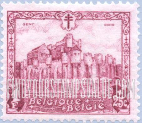 FindYourStampsValue: Semi-Postal: Ghent
