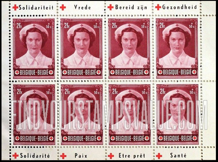 FindYourStampsValue: Semi-Postal: Princess Josephine-Charlotte