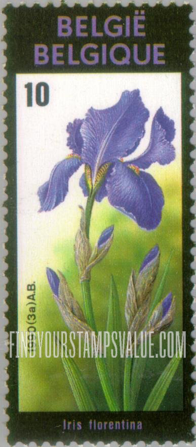 FindYourStampsValue: Ghent Flower Festival: Iris florentina