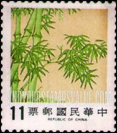 FindYourStampsValue: Flora: Bamboo - 植物群: 竹子