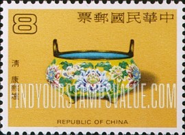 FindYourStampsValue: Painted Enamelware: Incense burner, K’ang-hsi period (1662-1722) - 珐琅器: 康熙炉,  (1662-1722)