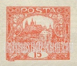 FindYourStampsValue: Hradcany at Prague