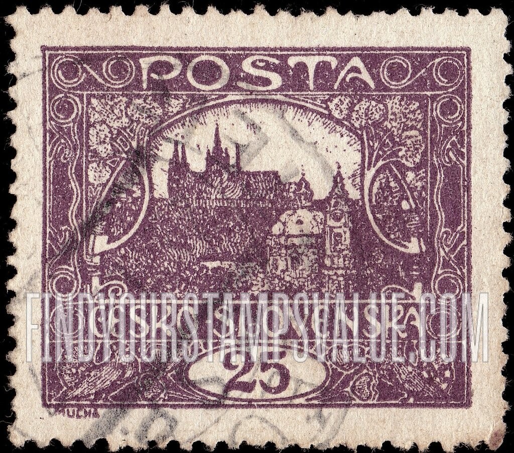 FindYourStampsValue: Hradcany at Prague
