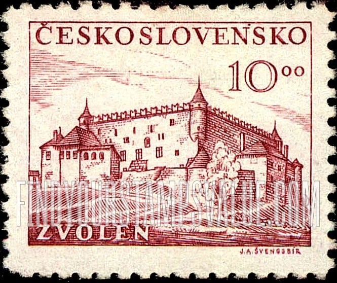 FindYourStampsValue: Zvolen Castle