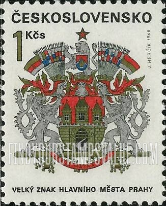 FindYourStampsValue: Arms of Prague