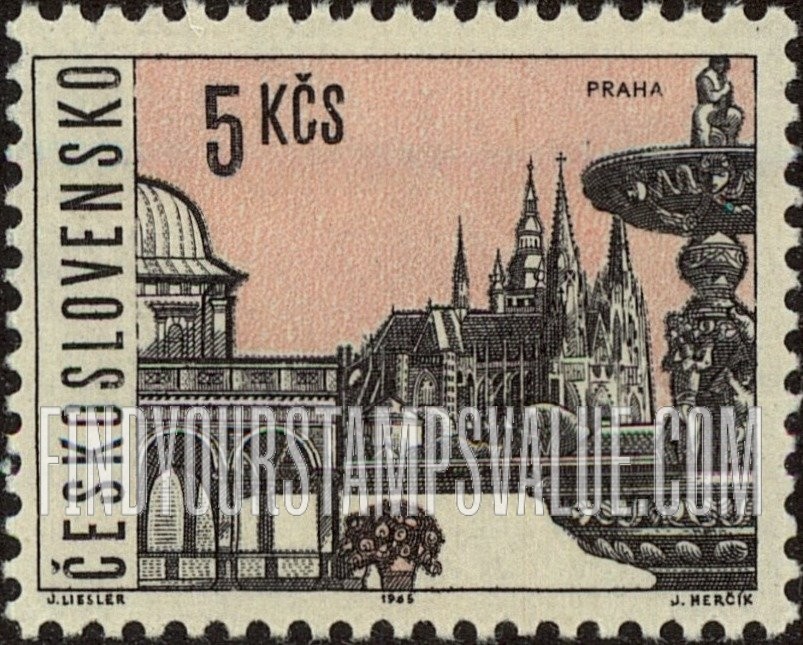 FindYourStampsValue: Views of Towns: Prague