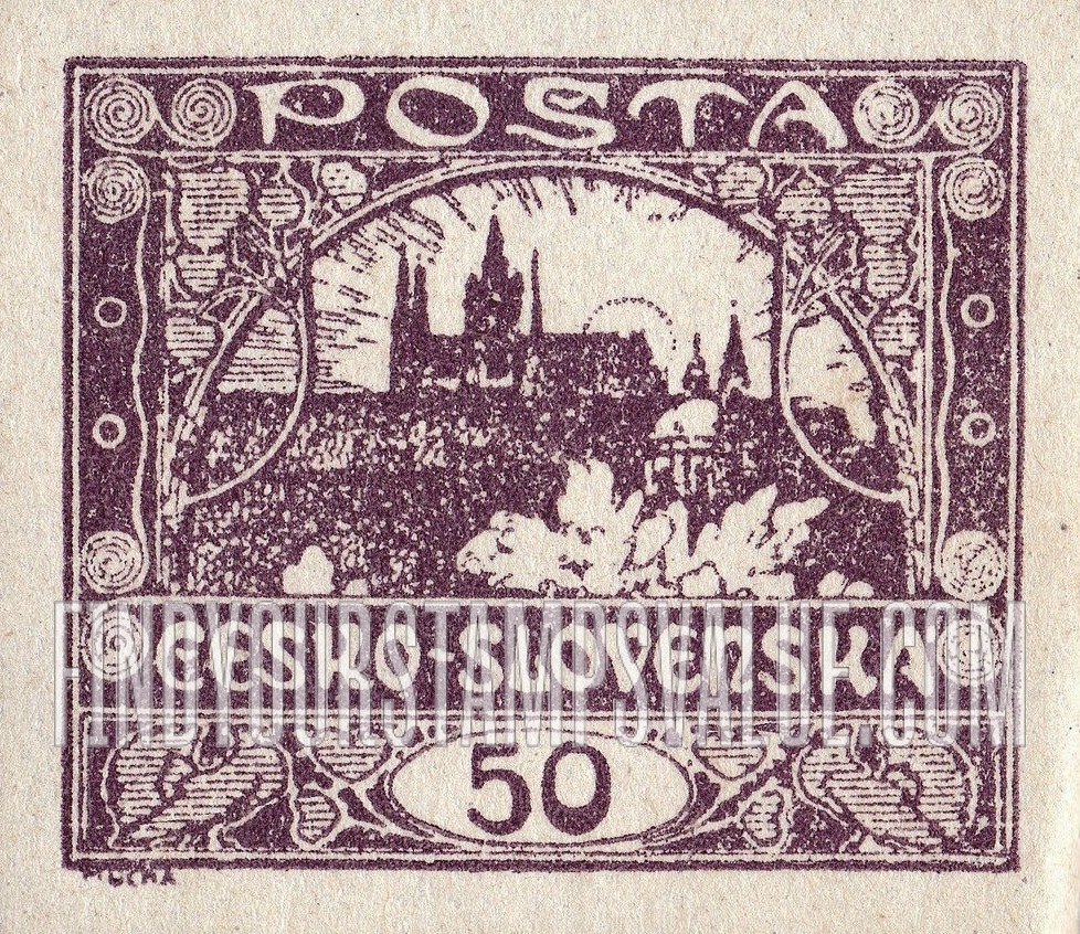 FindYourStampsValue: Hradcany at Prague