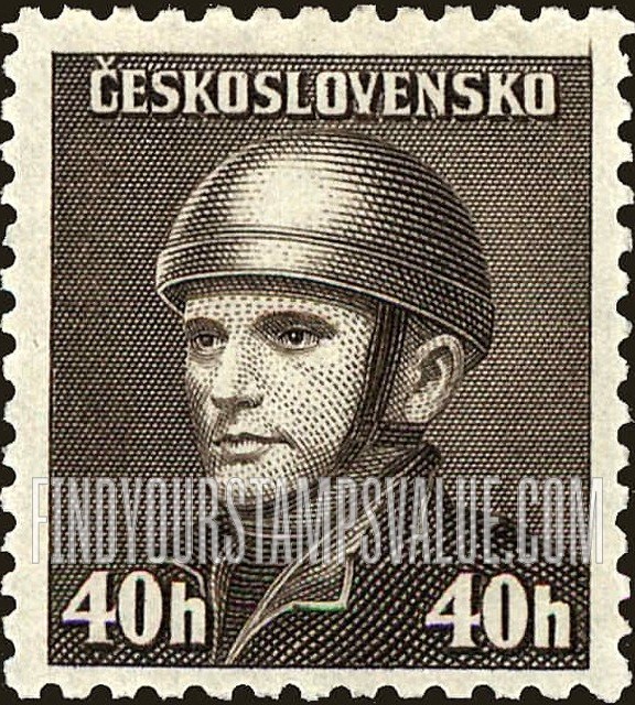 FindYourStampsValue: Josef Gabcik (Parachutist)