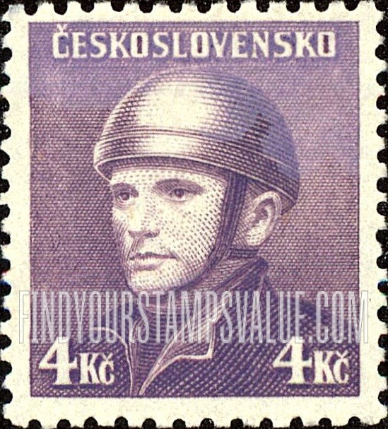 FindYourStampsValue: Josef Gabcik (Parachutist)