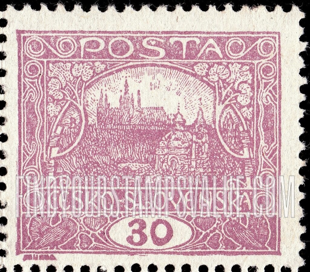 FindYourStampsValue: Hradcany at Prague