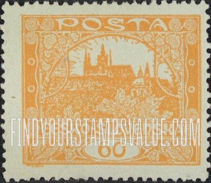 FindYourStampsValue: Hradcany at Prague
