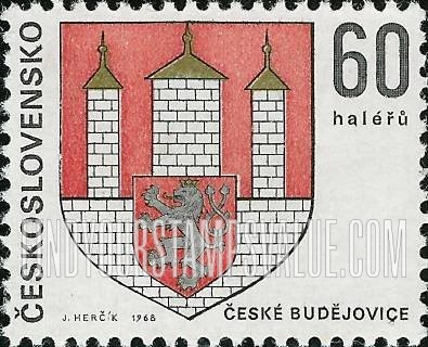 FindYourStampsValue: Arms of Regional Capitals: Ceské Budejovice
