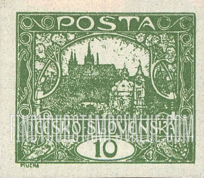 FindYourStampsValue: Hradcany at Prague