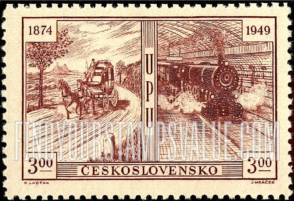 FindYourStampsValue: Stagecoach and Train