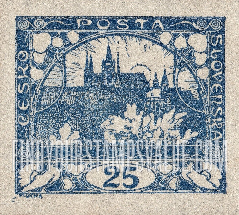 FindYourStampsValue: Hradcany at Prague
