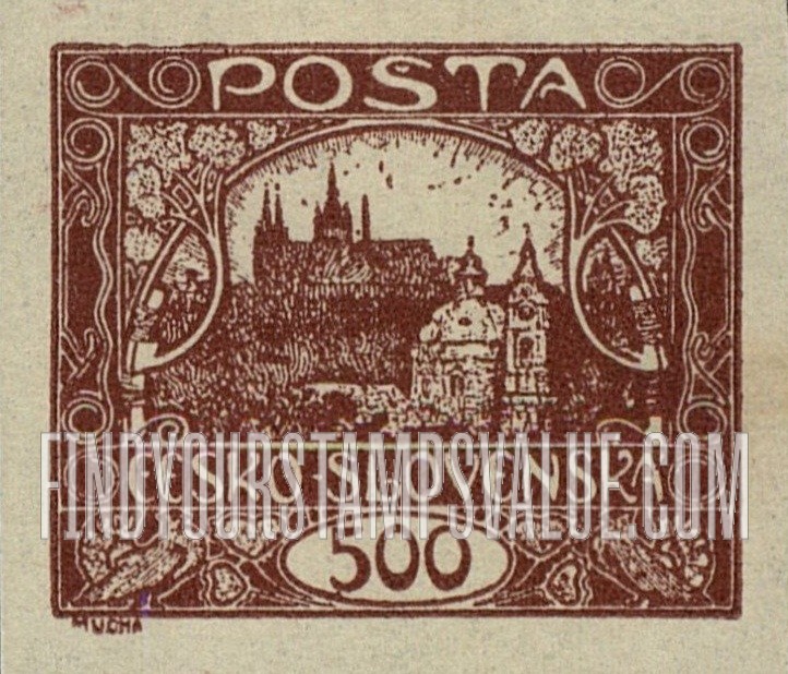 FindYourStampsValue: Hradcany at Prague