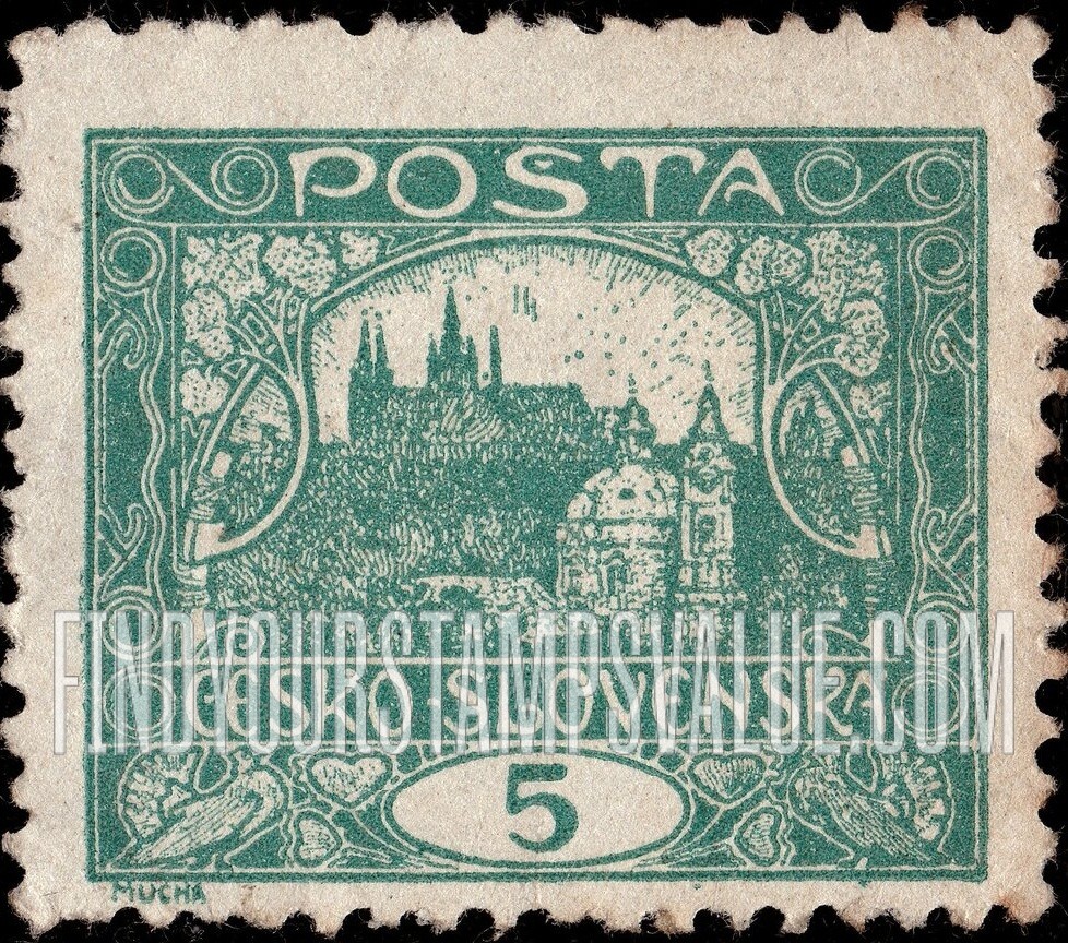 FindYourStampsValue: Hradcany at Prague