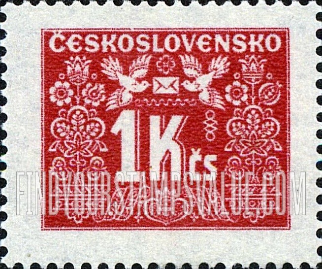 FindYourStampsValue: POSTAGE DUE STAMPS - Number Value