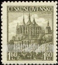 FindYourStampsValue: Saint Barbara’s Church, Kutna Hora