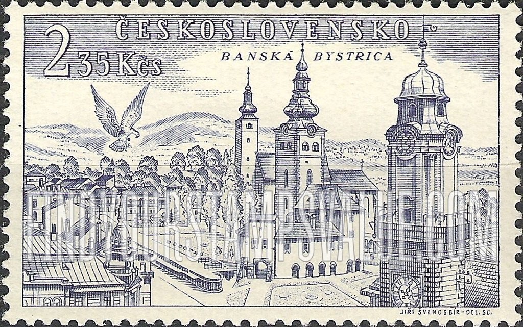 FindYourStampsValue: AIR POST STAMPS - Views: Banska Bystrica