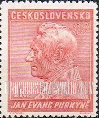 FindYourStampsValue: Jan Evangelista Purkyne