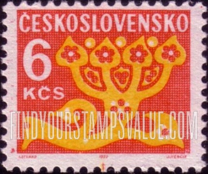 FindYourStampsValue: POSTAGE DUE STAMPS - Stylized Flower