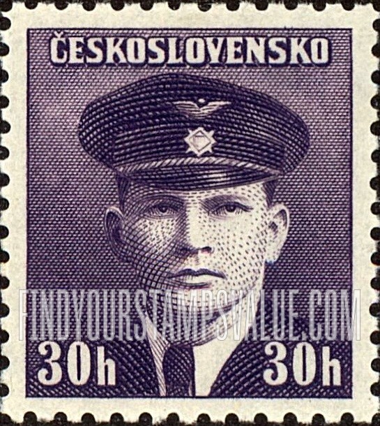 FindYourStampsValue: 2nd Lieutenant Jiri Kral (French Air Force)
