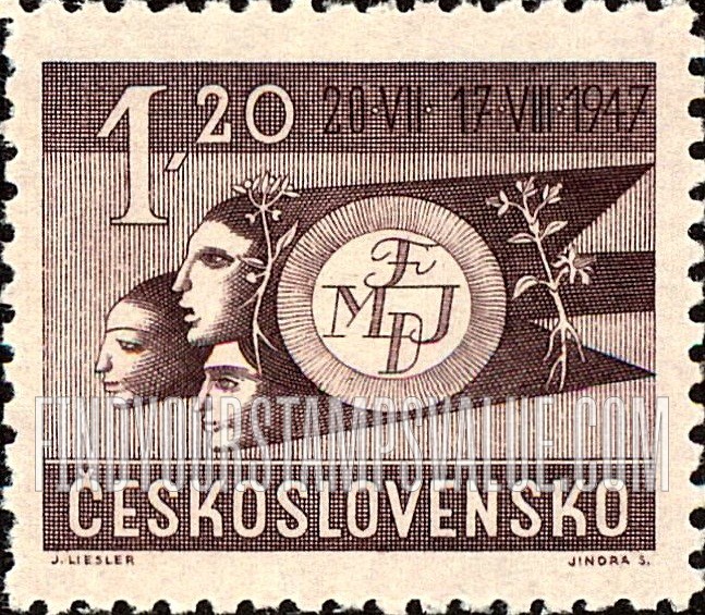 FindYourStampsValue: World Federation of Youth Symbol