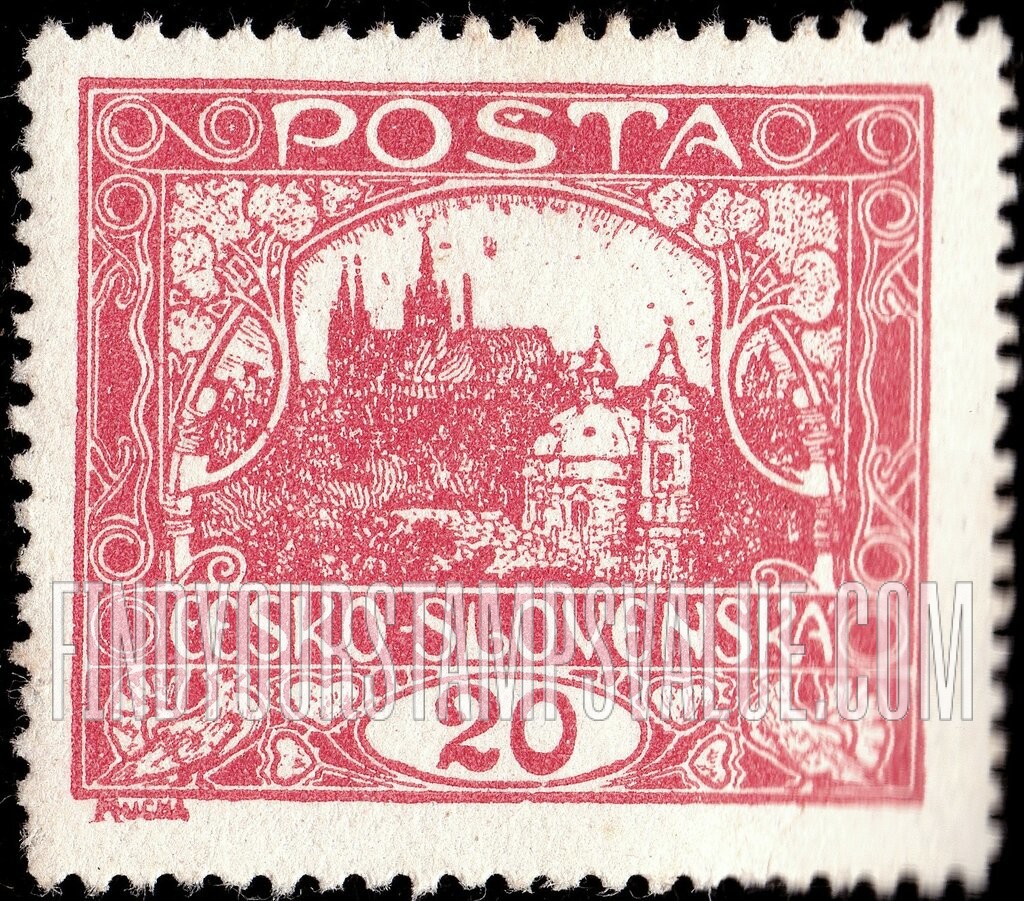 FindYourStampsValue: Hradcany at Prague