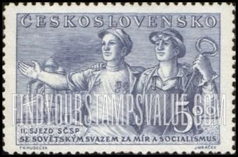 FindYourStampsValue: Czech and Soviet Steel Workers